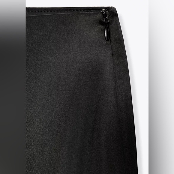 NWT Zara high waist satin pants - Picture 3 of 5